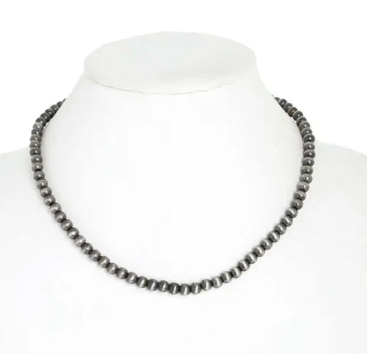 Necklace,  Western Navajo Pearl Beaded Collar Necklace