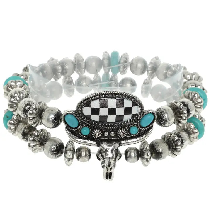 Bracelet, Western Multi-Strand Steerhead Bracelet