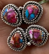 Rings, Natural Stone .925 SS  Butterfly Ring (Pink Dahlia) (Copy)