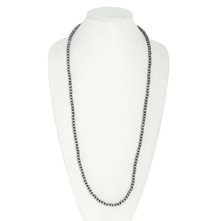 Necklace, Western Navajo Pearl Beaded Long Necklace