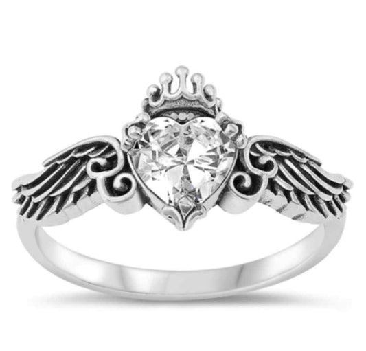 Ring, Angel Wing (.925 SS)