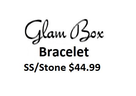 "Glam Box" BRACELET $44.99 (Natural Stone & .925 SS)