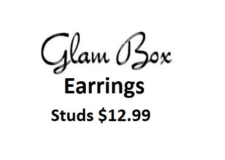 "Glam Box" EARRINGS $12.99 (Studs)