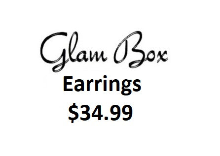 "Glam Box" EARRINGS $34.99