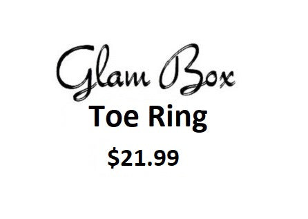 "Glam Box"  **ON SALE**TOE RING $21.99