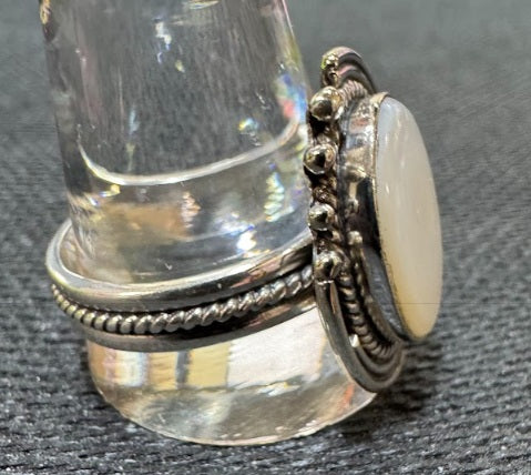 pre-order:  Mother of Pearl ring