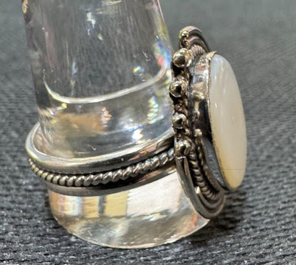 pre-order:  Mother of Pearl ring