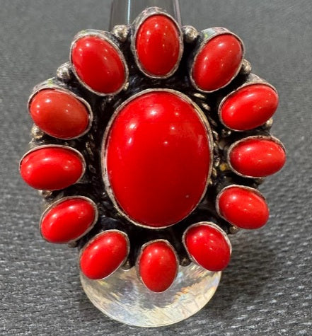 Pre-venta: Anillo Fiesta Kingman Turquesa